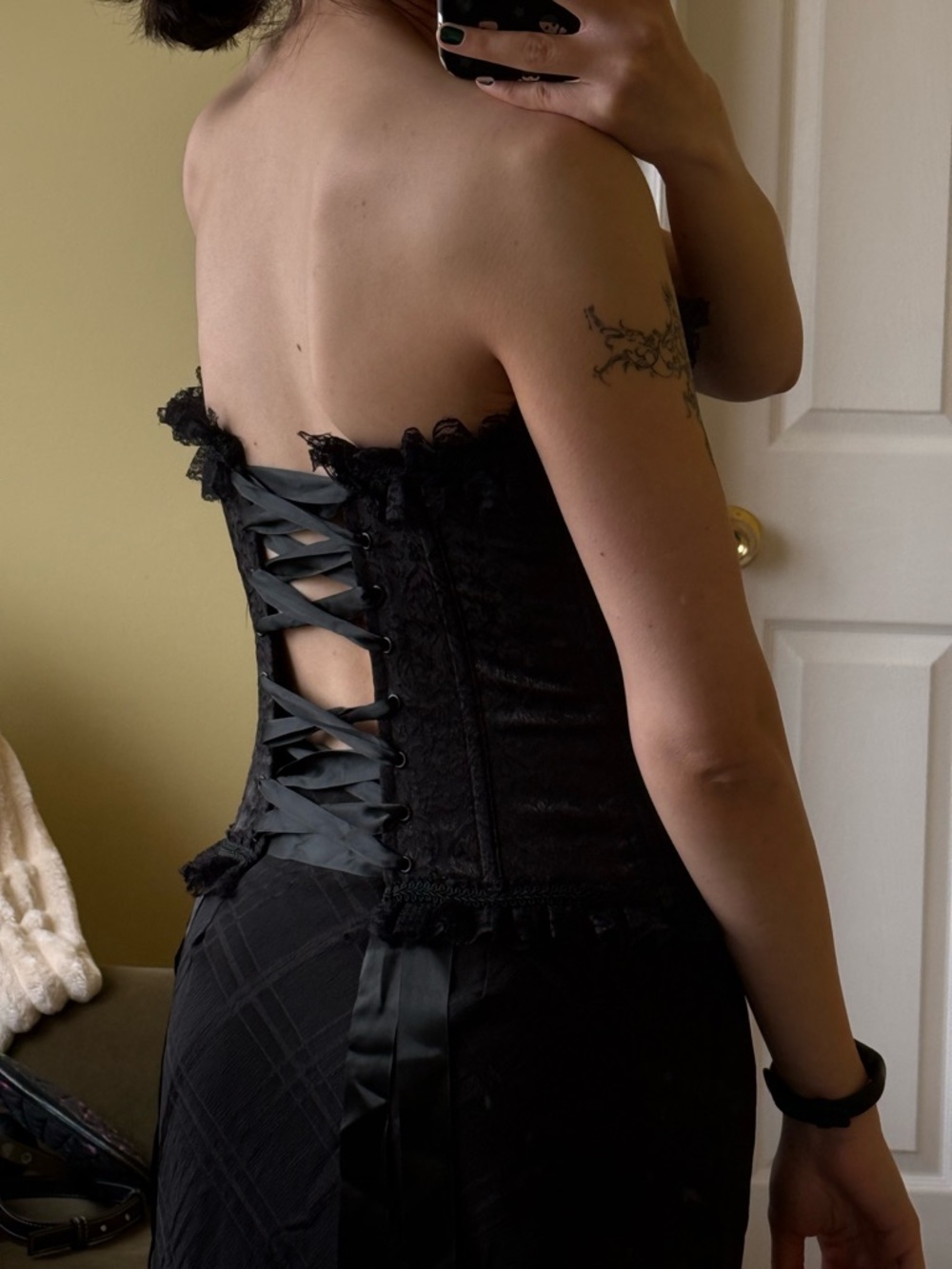 WIDOW (Dolls kill) RECITE AFTER ME CORSET TOP - Picture 4 of 8